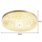 Round Acrylic Ceiling Lamp: Modern Light Luxury for Bedroom & Living Room