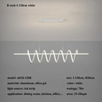 Spiral Aluminum LED Chandeliers by - Modern Design for Dining Room, Bedroom, Kitchen