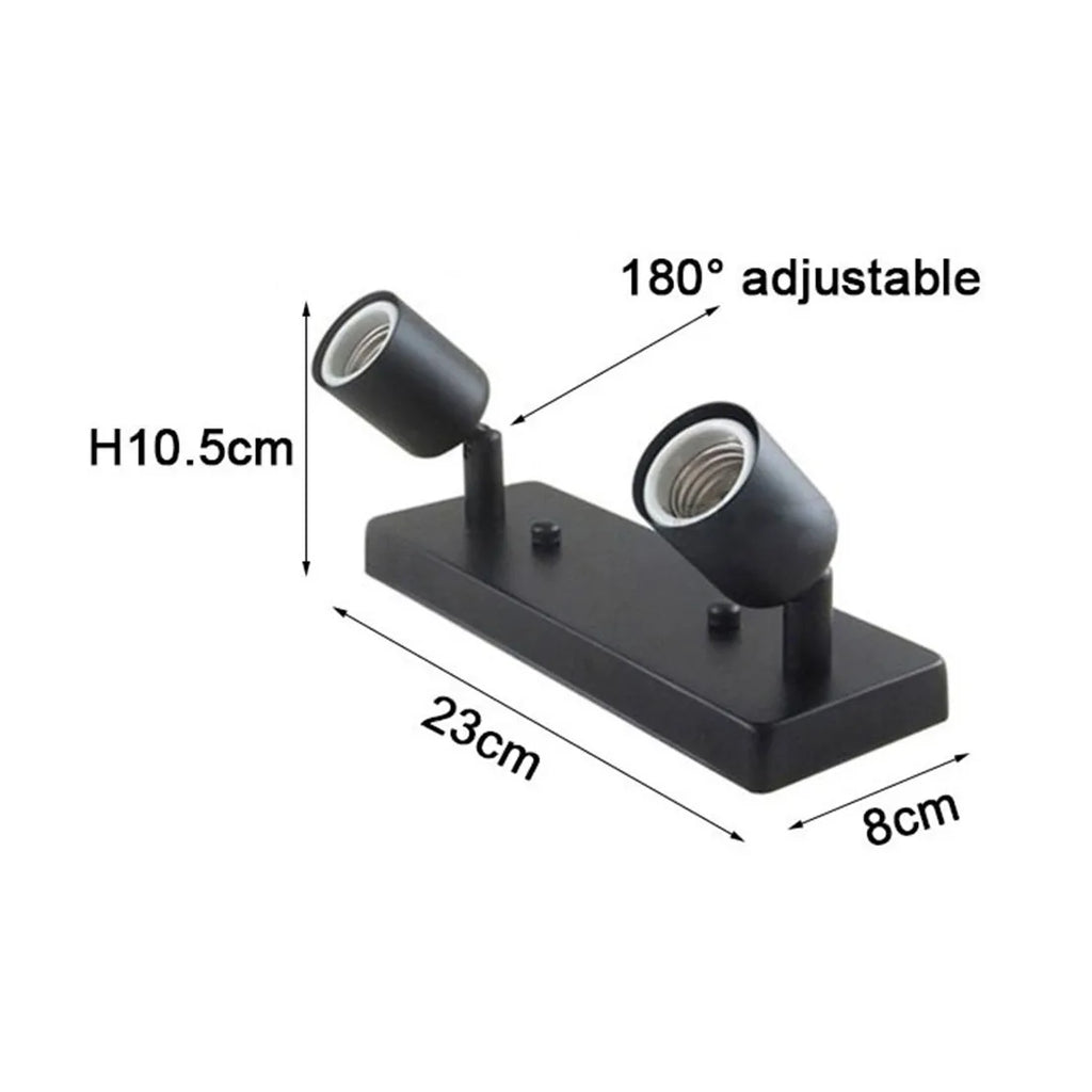 Adjustable Ceramic Ceiling Light & Wall Sconces Base Socket Holder Adapter