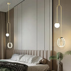 Gold Luxury LED Pendant Light for Living Room, Bedroom, and Restaurant
