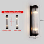 Crystal Wall Lamp: Modern Minimalist Luxury LED Lights for Living Room, Bedroom & Aisle