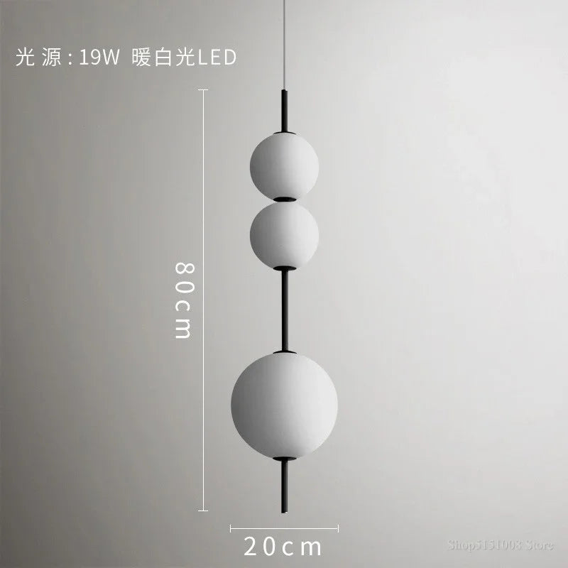 Gourd Pendant Light: Modern Glass Decor for Restaurant, Bedroom, Kitchen, Dining Room