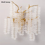 Round Crystal Pendant Chandelier for High-End Luxury Home LED Lighting