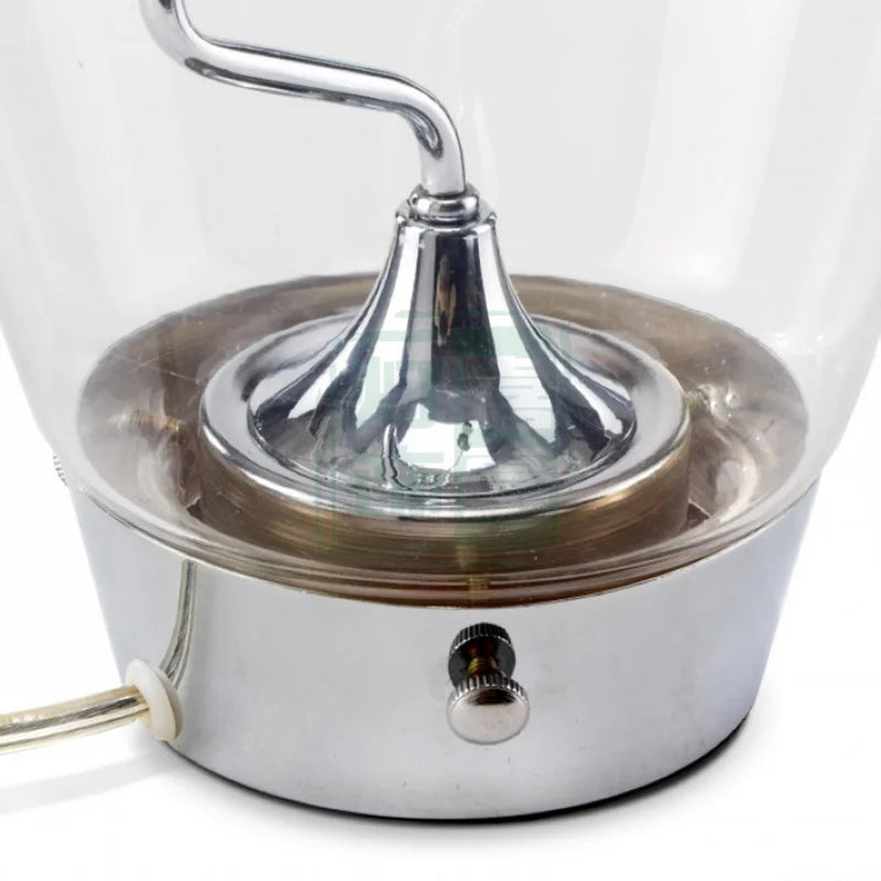 Gravitational Chrome LED Table Lamp for Bedroom Study & Work