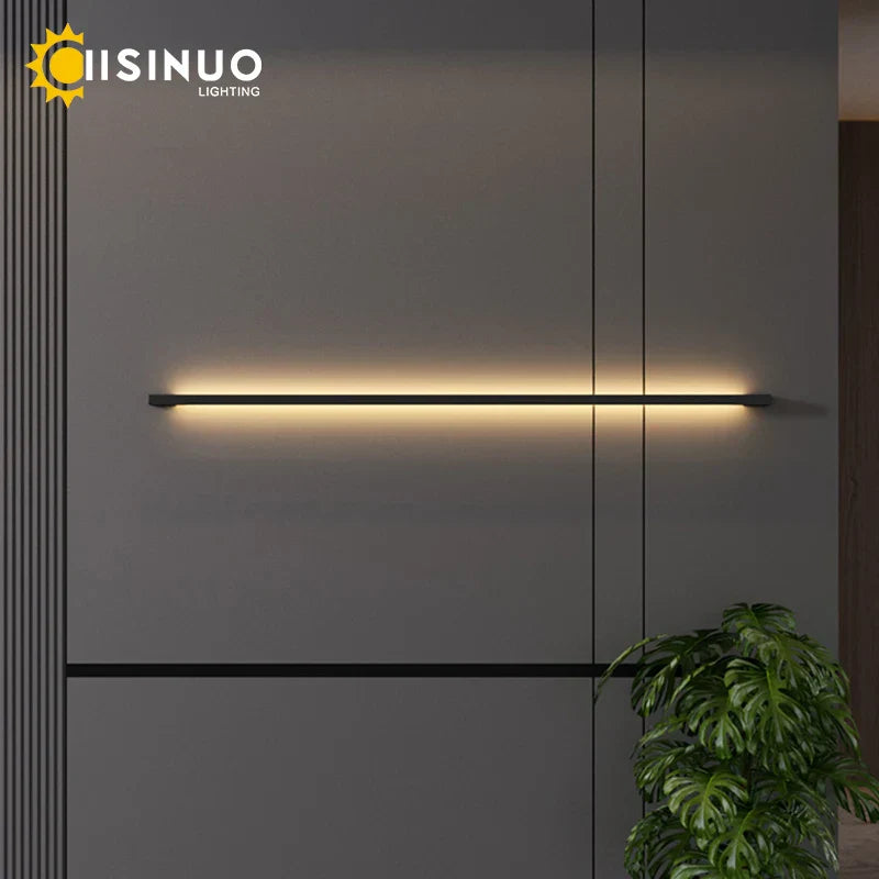Modern LED Long Wall Lamp for Indoor Living Room Bedroom Background Lighting