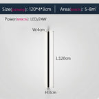 Black LED Wall Lamp for Bedroom Living Room Aisle Sofa Background