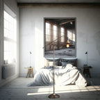 Modern Retro Metal LED Floor Lamp for Living Room Bedroom Decor