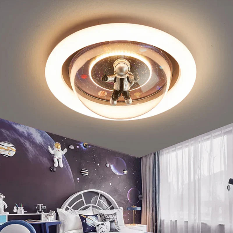 Astronaut LED Ceiling Lights for Children's Room and Bedroom