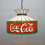 Mediterranean Tiffany Stained Glass Pendant Light for Dining Room and Kitchen