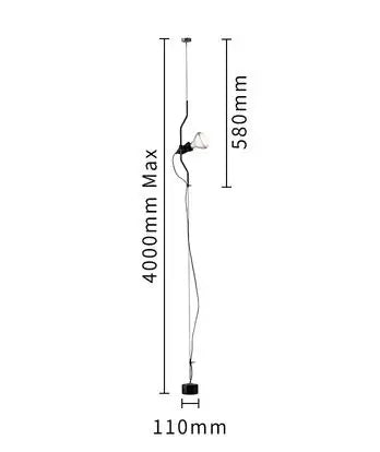 Adjustable Pendant Lamp for Bedroom and Living Room décor