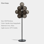 Grape Chandelier: Modern Glass Ball Pendant Lamp for Living Room and Bedroom