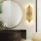 Crystal Gold LED Wall Sconce Modern Light for Bedroom Living Room Home Decor