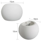 Gypsum LED Wall Lamp 5W Sconces Modern Indoor Lighting Bedroom Living Room