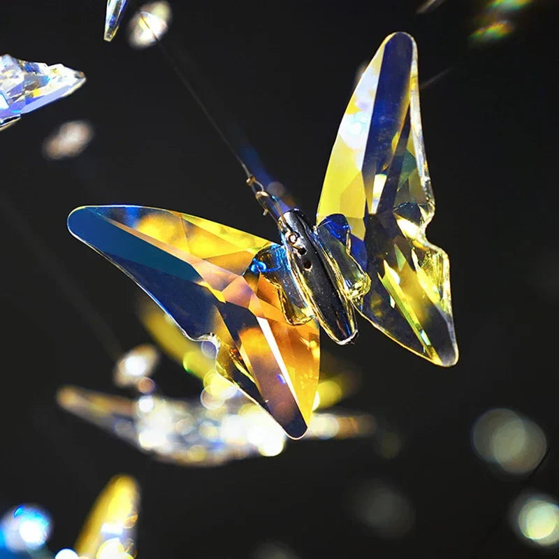 Crystal Staircase Chandelier: Luxury LED Hanging Lamps for Modern Living Room