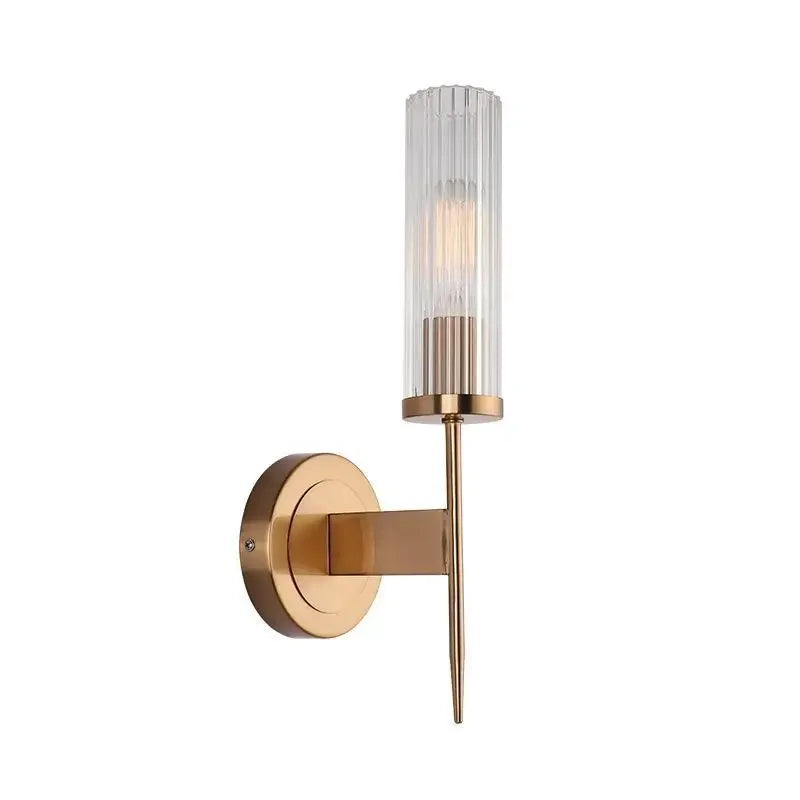 Modern LED Gold Wall Lights Bedroom Bedside Glass Lamps Fixture for Home Decor