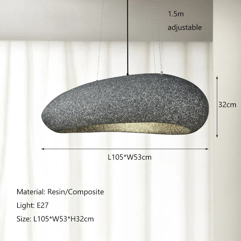 Nordic Wabi-Sabi LED Pendant Lights for Home Decor and Dining Room