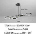 LED Dimmable Ceiling Chandeliers: Modern Style for Living, Dining, Bedroom, Kitchen Décor