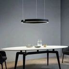 Modern LED Chandelier: Height Adjustable Pendant for Dining & Living Room.