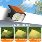 Solar LED Outdoor Spotlights 3 Modes Waterproof for Garden Walkway