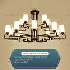 Retro Chinese Chandelier for Living Room Dining Bedroom Modern Villa Duplex