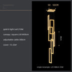 Crystal LED Pendant Light Luxury Stairs Lustre Modern Lighting Fixture