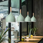 Modern Wood Pendant Light for Home, Kitchen, and Living Room