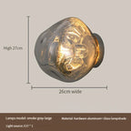 Glass LED Wall Lamp: Modern Lighting for Living Room, Hallway, Bedroom & Decor