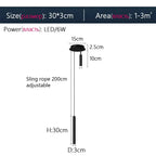 Modern Minimalist Bedside Chandelier for Living Room and Bedroom