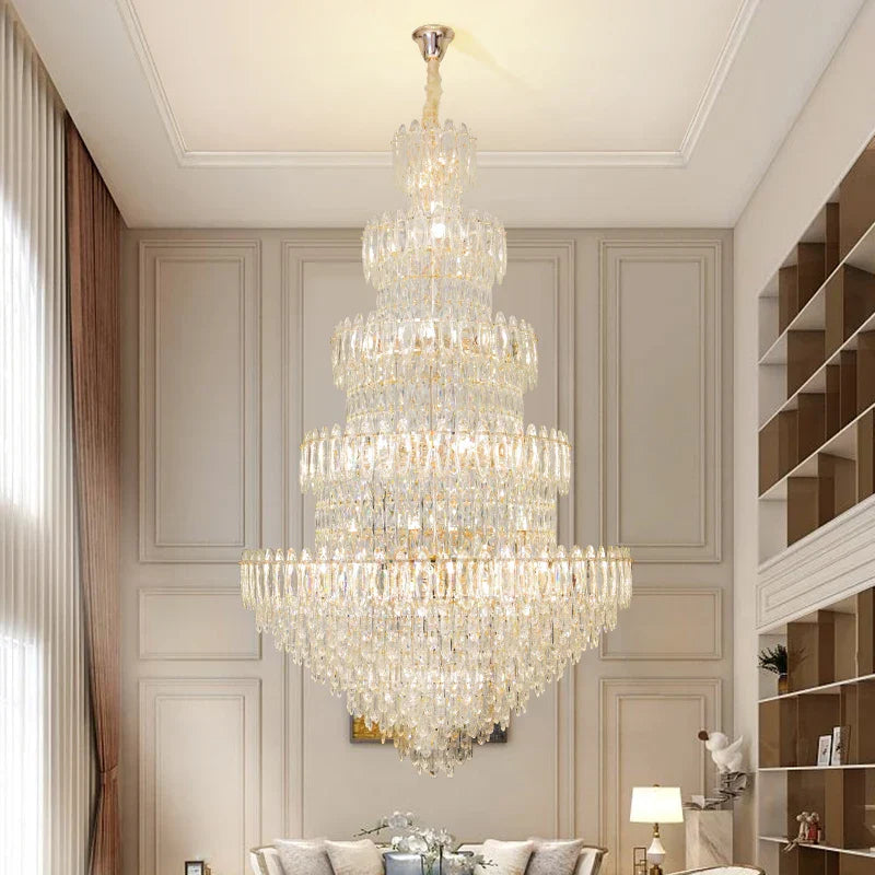 Luxury Crystal Chandelier: Modern European Style Main Dining Room & Living Room Lighting