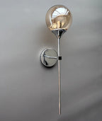 Golden Glass Ball Wall Lamp: Modern Nordic Style Bedside & Living Room Lighting