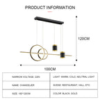 Nordic LED Pendant Chandelier for Living Room Restaurant Kitchen Lighting