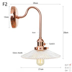 Scandinavian Glass LED Wall Sconce Modern Interior Wall Lamps