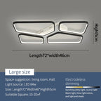 Modern LED Ceiling Light Fixture for Living Room & Bedroom Décor