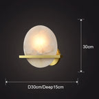 Luxury Marble Wall Lamp for Bedroom and Living Room Lighting
