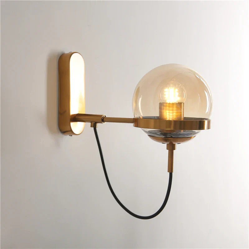 Nordic LED Wall Lamps for Home Bedroom Vintage Cafe Restaurant E27 Fixtures