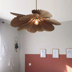 Petal Paper LED Ceiling Lamp Chandelier for Retro Home Decor