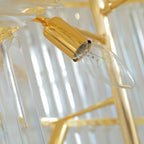 Crystal Spiral Chandelier | Elegant Long Pendant Light for Hotel Lobby & Sales Hall