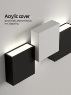 Modern Wall Light Ultra-Thin Small Outdoor Bedroom Light White LED