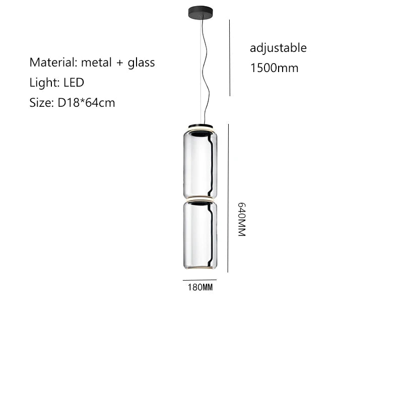 Nordic Minimalist Chandelier Led Pendant Light by for Home Decor and Lighting Fixtures