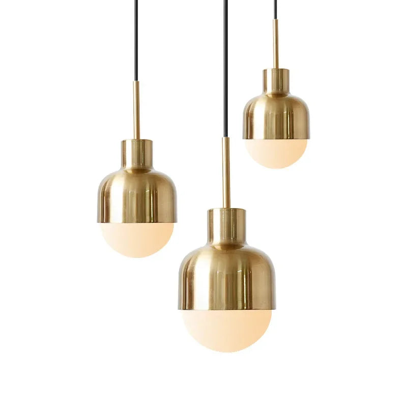 Gold Iron Pendant Light for Kitchen Dining Room Restaurant Decor
