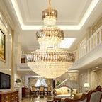Luxury Crystal Chandelier for Villa Duplex, Hotel Lobby, and Restaurant