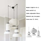Japanese Paper Pendant Lights Dining Room Chandelier