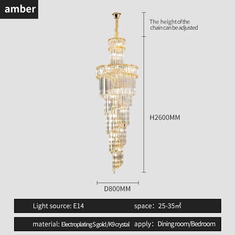 Crystal Chandelier | French Simple Design for Dining Room, Living Room, and Master Bedroom