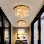 Crystal Flush Mount Ceiling Light for Elegant Home Decor