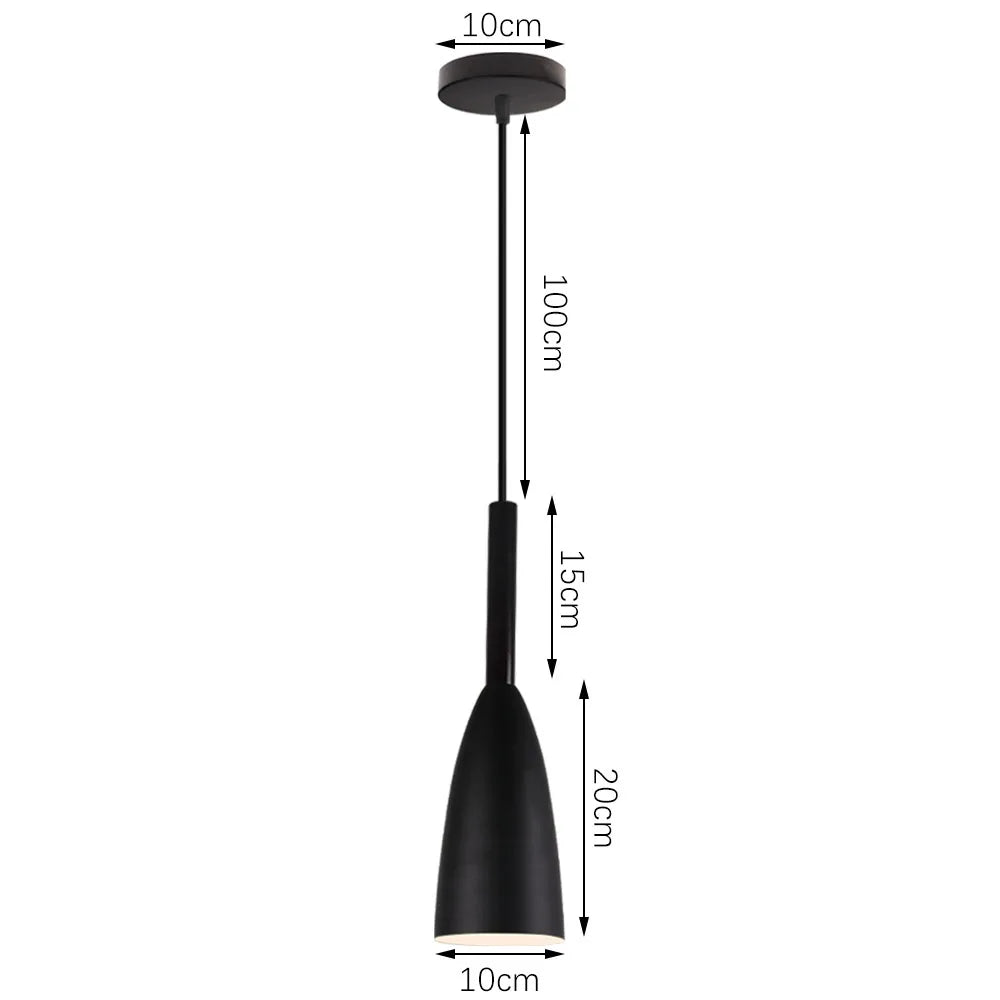 Colorful Nordic Pendant Light for Living Room Kitchen Restaurant Lighting