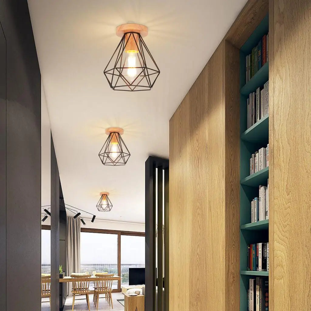 Minimalist E27 Ceiling Lights for Kitchen Living Room Bar Restaurant