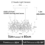 Modern Luxury Ceiling Chandelier for Home Interior Lighting