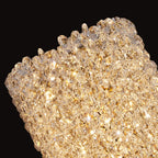 Crystal Wall Lamp: Modern Minimalist Master Bedroom Lighting