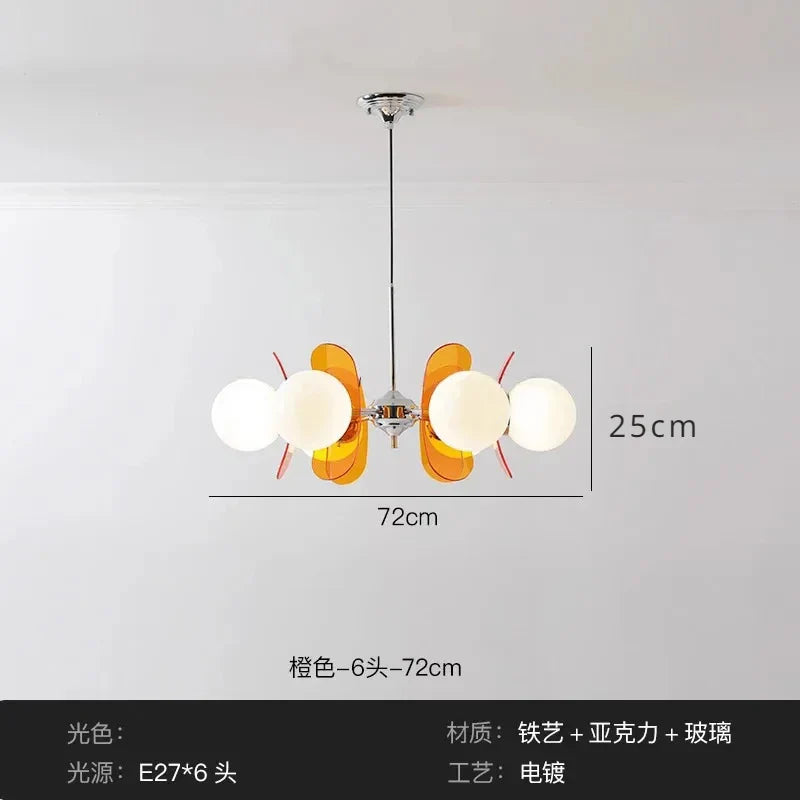 Nordic Beans Pendant Chandelier for Living Dining Study Room Kids Bedroom