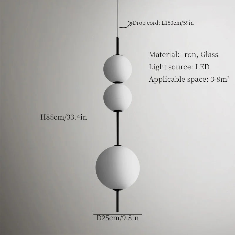 Modern Minimalist Bedside Chandelier for Home Décor